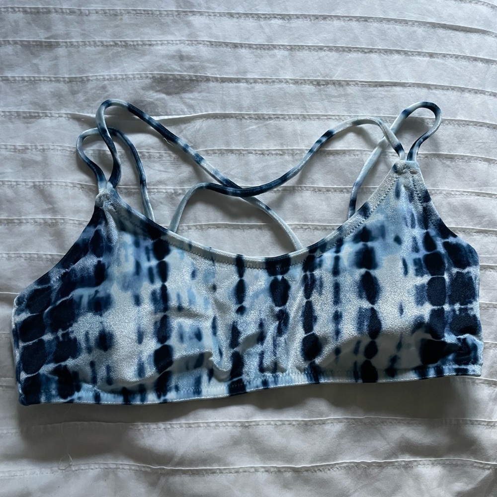 VS Pink Velvet bikini top